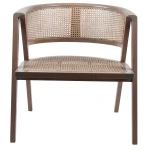 Hight Quality Rattan Dining Chair with Wooden Frame Indoor Wood Dining Chair