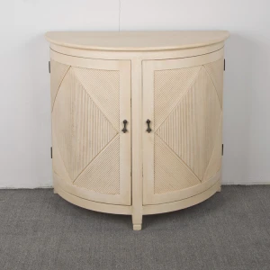 Home Decorative Vintage Half-Round Sideboard Reclaimed Wood Living Room Furniture Cabinets Design