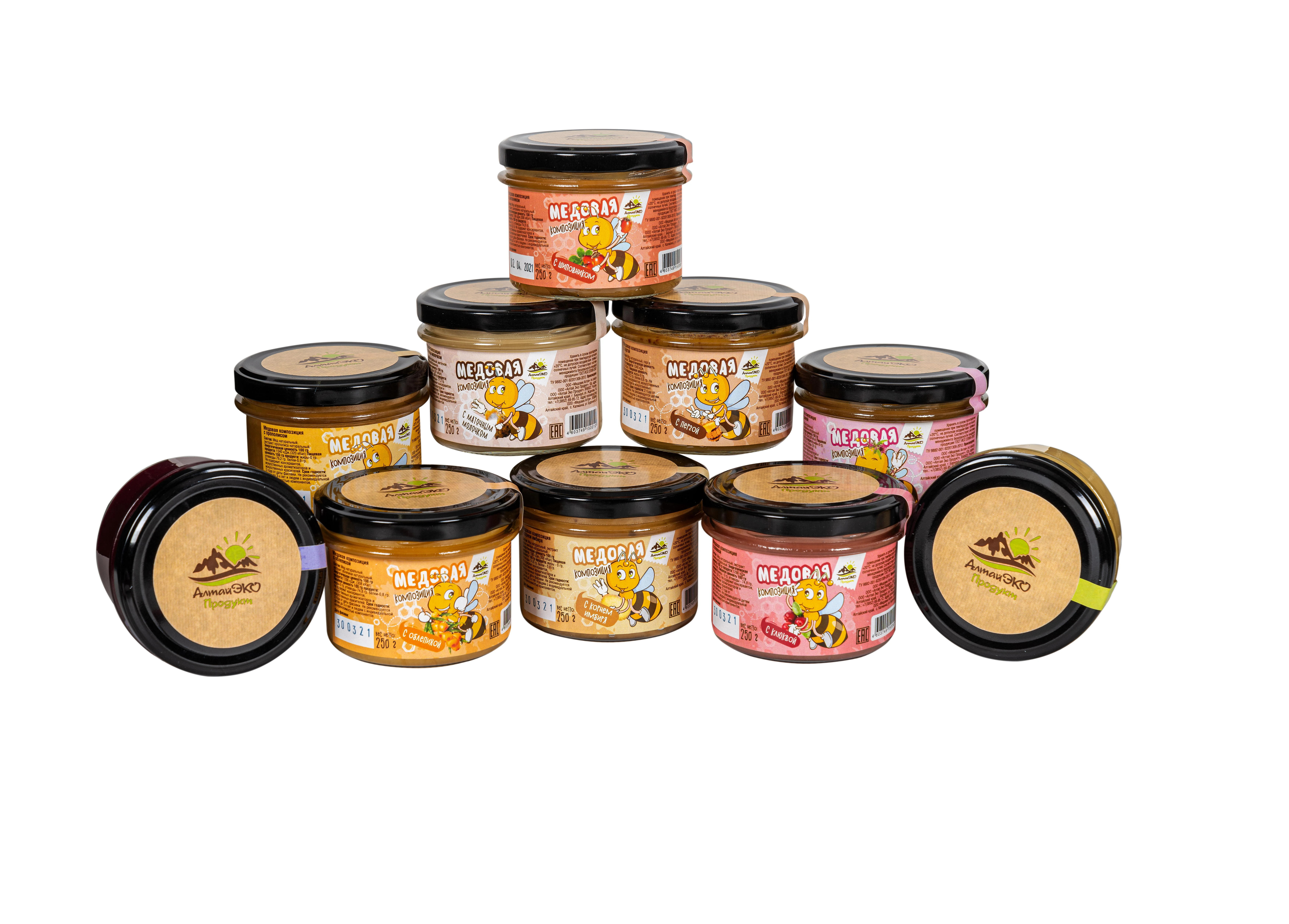 Honey Composition With Propolis 250g