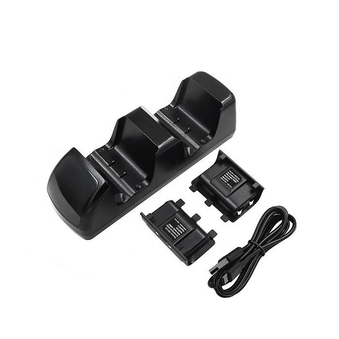 Honson Game accessories  Dual Charging Dock with Rechargeable Batteries For  xbox one controller charger