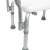 Import Hospital Medical Bath Seat Shower Chair With Back and Arms from China