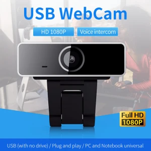 HOT 1080P Built in Mic Webcam Cover Ultra HD Webcam for Video Conferencing, Recording, and Streaming