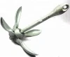 Hot Dipped Galvanized Grapnel Boat Folding Anchors
