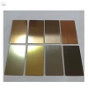 Hot Products Decorative gold sandblast/champagne sand blast/color mirror stainless steel sheet