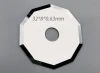 Hot Sale 45mm Tungsten Carbide Thin Round Blade Knife For Slitting Paper Fabric