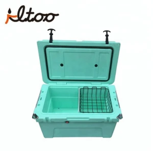 hot sale 70QT cooler box rotomolded plastic fishing box with lock