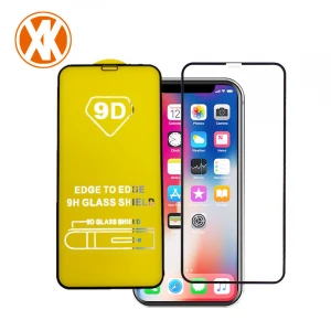 Hot Sale 9D Silk Print Tempered Glass Screen Protector Glass Film for iPhone X/XS/XS Max 9H Hardness Glass Screen Protector