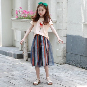 Hot Sale Clothes Girls Clothing Sets Two-Piece Kids Suit Children&#039;s fashion kids clothing