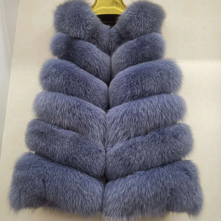 Hot sale good quality from China vest fox fur elegant winter ladies casual