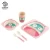 Import Hot Sale Natural Eco-Friendly Biodegradable Set Of 5 Bamboo Fiber Tableware For Kids from China