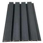 Hot sale outdoor WPC wall decorating wood grain surface waterproof maintenance-free wall panel