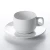 Import Hot Sale Restaurant Cafe Bar Porcelain Cups Saucers, Tea Cup Sets Bone China With Plate,  Ceramic White Coffee Cup Ceramic from China