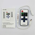 Hot sale RF Wireless Controller Mini Dimmer To DC Adapter For Led 3528 5050 Light Strip
