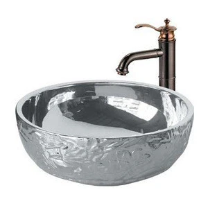 Hot sales silver ceramic sinks bathroom