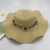 Import Hot sell Korean women&#39;s straw hat outdoor beach shade flower big brim hat sun from China