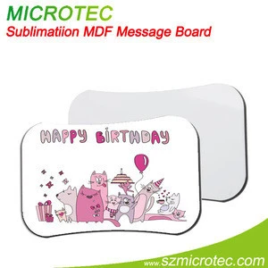 hot sell Sublimation Blank MDF Message board