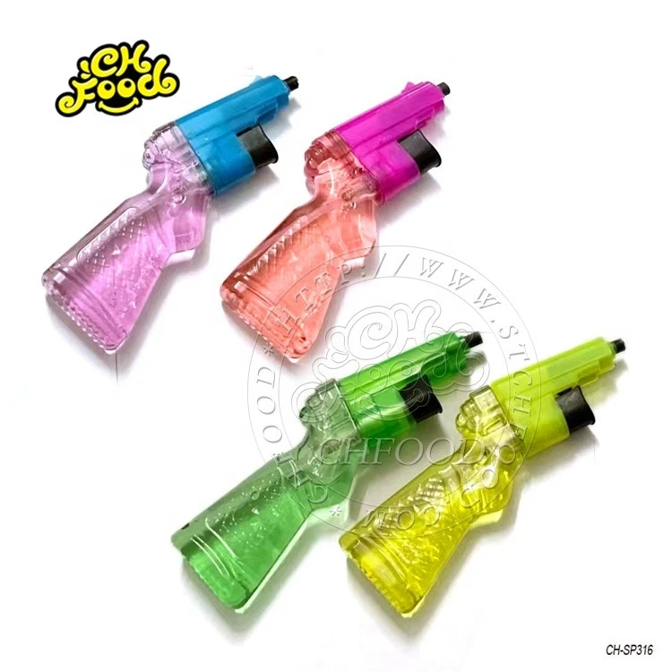 Hot Selling Kids Gun Shape Sour Liquid Spray Candy
