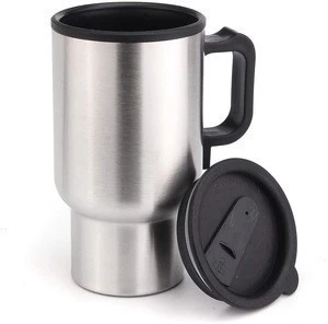 Hot selling Portable Water Kettle 12V 450ml Stainless Steel Coffee Pot Car Water Kettle