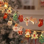 Hot Selling Snowman Old Man Head Christmas Led Lights Lamp Atmosphere Decorative Lights Flashing Christmas Led Lamps For Windows