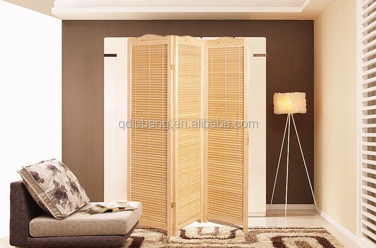 hotel wooden folding screen room divider