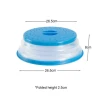 Household Microwave Splatter Guard Shield Bowl Dish Splash Lid Plastic Collapsible Plate Microwave Cover