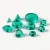 Hydrothermal gemstone emerald Cushion shape cut green emerald Loose synthetic emerald gemstone  for jewelry