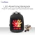 Import iledshow CE ROHS certificate template biking &amp; camping backpack bag with safety led advertising backpack from China