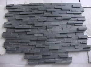 Indian Black Slate Ledger Stone Panels Stacking Stones Indoor Outdoor Decoration Wall Cladding Tiles Rusty Slate Natural Split