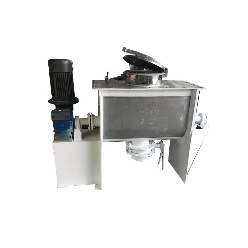 Industrial horizontal screw food grade chemical mixing equipment  flour powder mixer machine