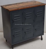 Industrial Vintage Metal Locker Cabinet