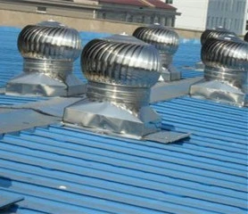Industry roof ventilation fan without power