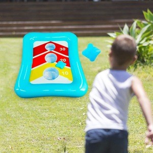 Inflatable Floating Cornhole Board Set Toss Toys for Kids Adult Water Games Outdoor Indoor Swimming Pool Toys Summer Beach Pool