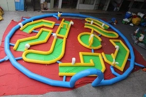 Inflatable mini golf play field / inflatable golf sports arena