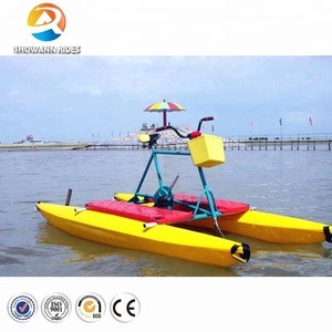 Inflatable water sport water bicycles for sale, aqua bike for sale