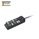 IP67 waterproof M8 8 way moulded PUR cable junction box