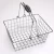 Import Iron Wire Storage Basket With Round Ring Handle Supermarket Small Carry Shopping Kitchen Fruit Basket from China