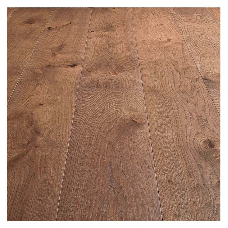 Italy Oak Wood Floor - Canapa Finish Wooden Timber Flooring  Oak Wood Floor