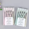 Japanese macaron toothbrush 10 sets of household soft toothbrush bamboo charcoal soft toothbrush