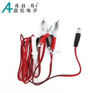 JIALUN alligator clips to dc power connector supply test leads cable