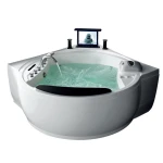 K-625 Large space Acrylic Bathtub with showers massage bath tub, multifunction spa with pillow and jet, victorian bathtub