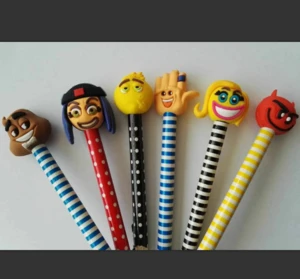 Kawaii Erasers School Supplies Pencils For Children Kids Stationery Cartoon Custom Pencil
