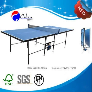 KBL-08T06    Cheap folding and moving table tennis
