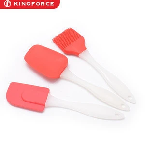 KF630010S-1 Colorful food grade kitchen mini silicone spatula baking pastry tools