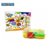 Kids educational toy plasticine lollipop molds set modeling clay playdough