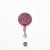 Import Kinds of Colors Rhinestone Bling Retractable Badge Holder with Clips For Office Accessories from China