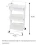 Import kitchen cart with wheels Utility Rolling Cart for Kitchen Rolling Cart, Multipurpose Storage Trolley Living Room from China
