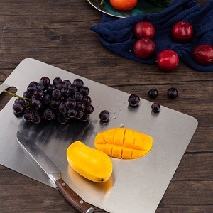 Kitchen stainless steel 304 316 chopping blocks cutting meat fruit board chopping block