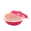 Kitchen Washing Sieve Plastic Strainer with Holder Basket Sieve with Holder And Cover For Vegetable Fruit