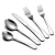 Import Knives Forks Spoons for Dessert Dinner Cutlery Sets Stainless Steel Silverware Tableware Utensils Flatware from China