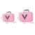 Import Korean Style Cosmetic Case With Mirror Ladies Cosmetics Storage Box,  Square Portable Travel Cosmetics Bag Case from China
